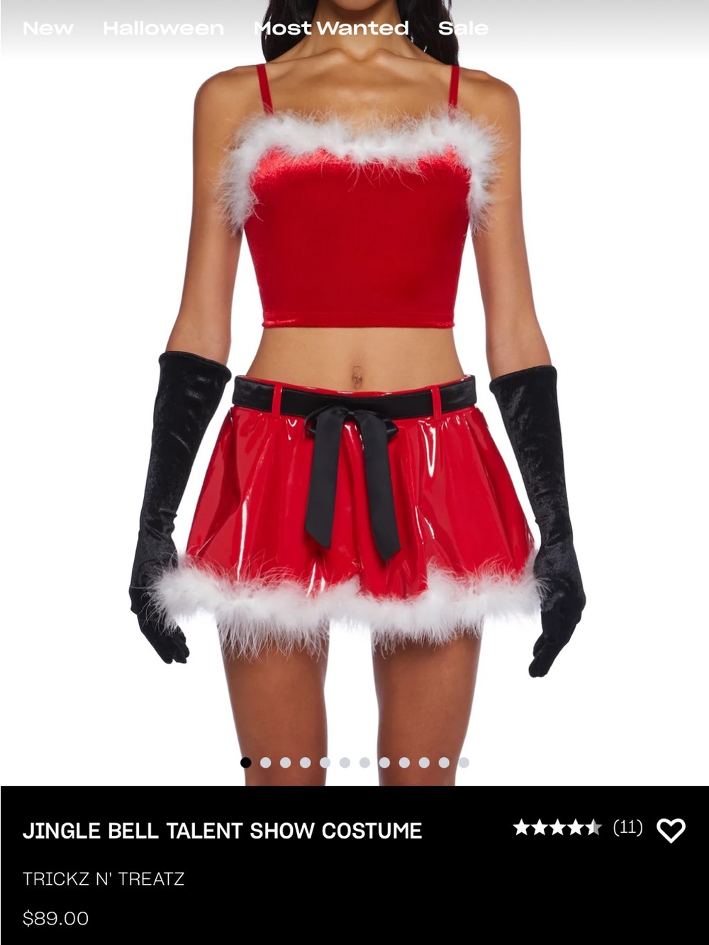 Dolls Kill - Mean Girls Santa Costume